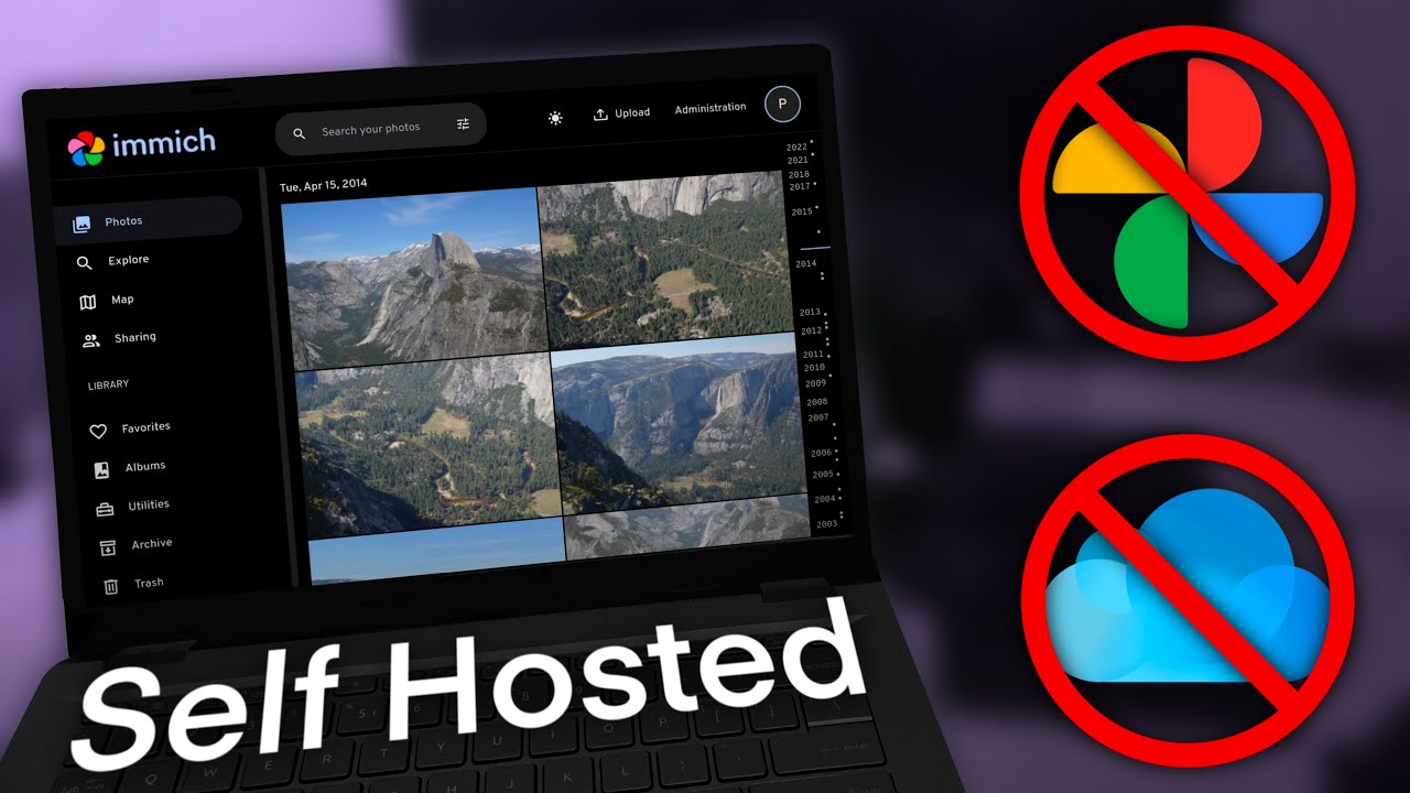 Self Hosted iCloud/Google Photos Alternative! (Immich + Docker)
