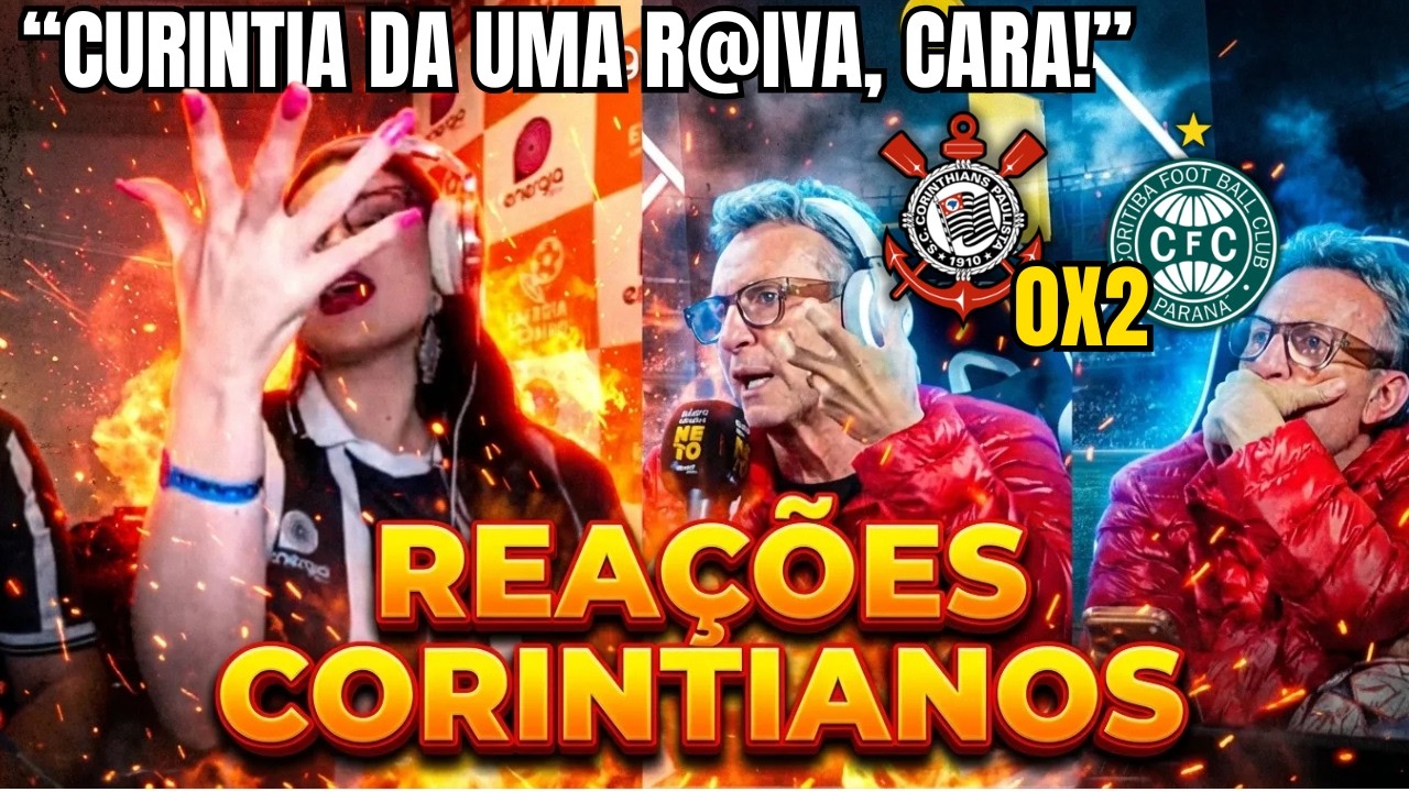 REAÇÕES CORINTIANOS M@LUCOS - CORINTHIANS 0X2 CORITIBA - VAMOS RIR DO CORINTHIANS
