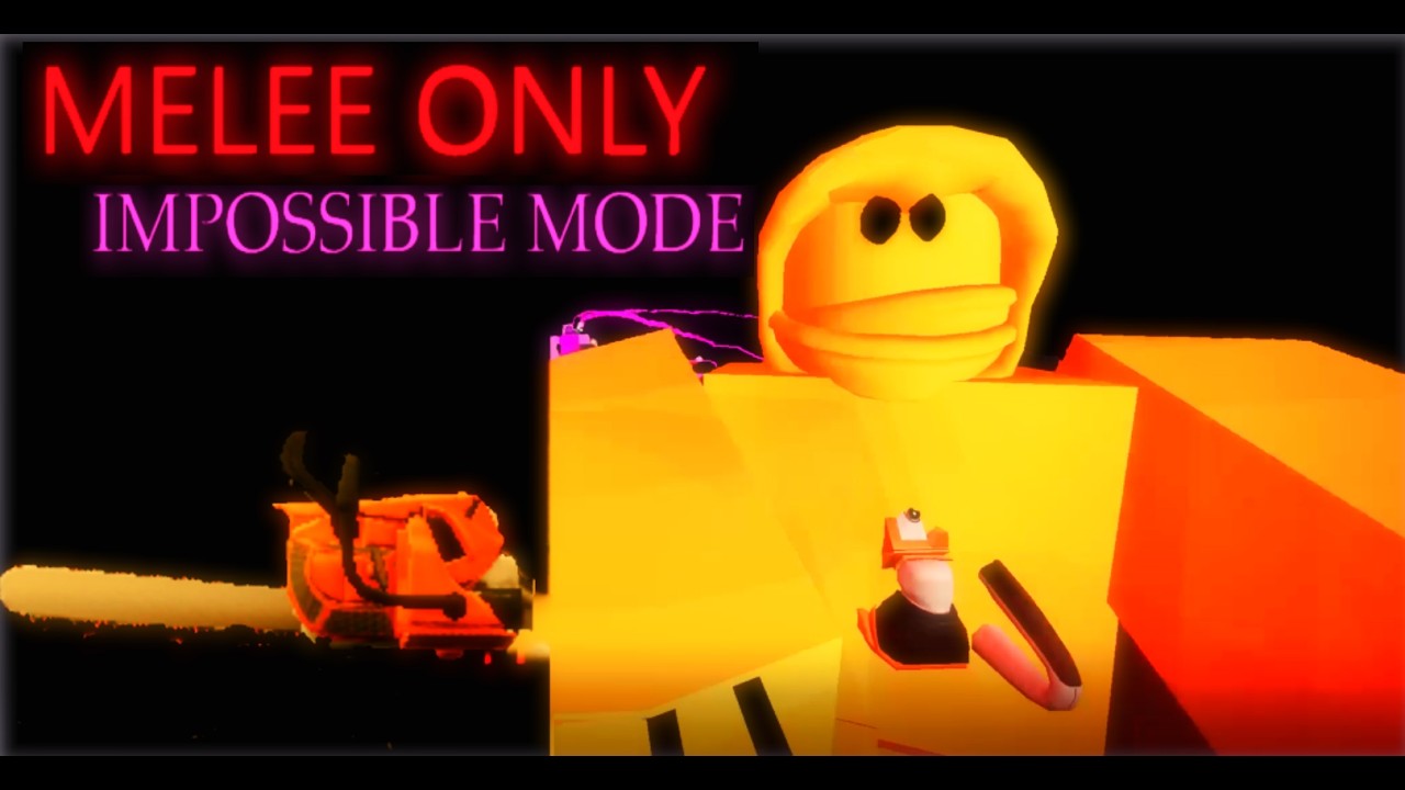 WAVE 1-31 IMPOSSIBLE MODE, MELEE ONLY, 9 PERK SLOTS. (SOLO NO ALTS) (NO GAMEPASS ITEMS USED)