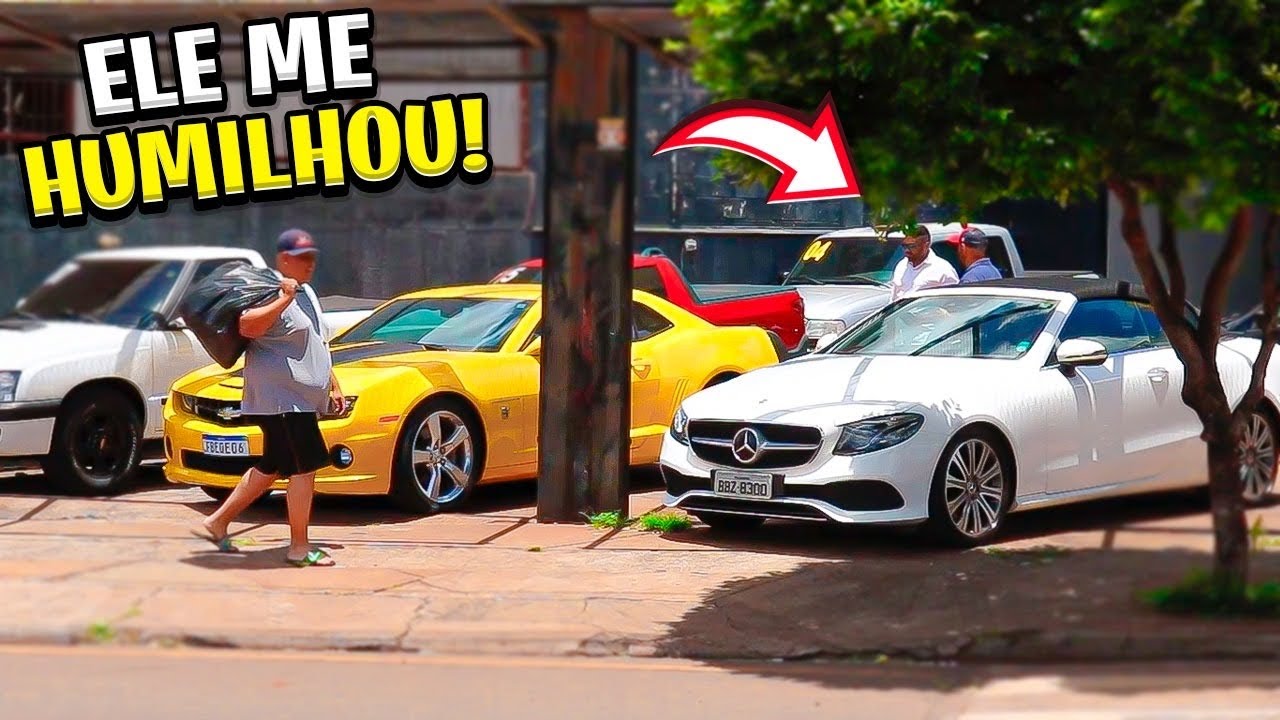 COMPRANDO MERCEDES VESTIDO DE CATADOR DE LATINHA