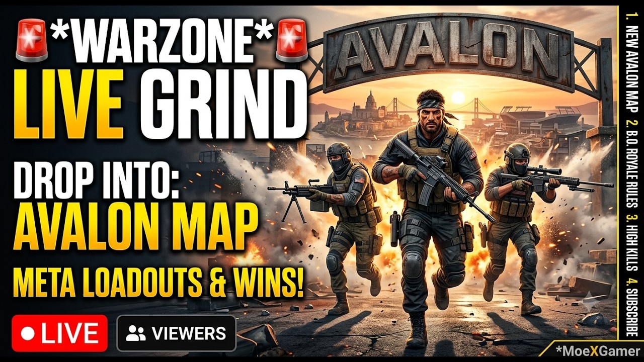 🔴 DROPPING LOW TOWN! 💣 | CoD Warzone Avalon Map Live