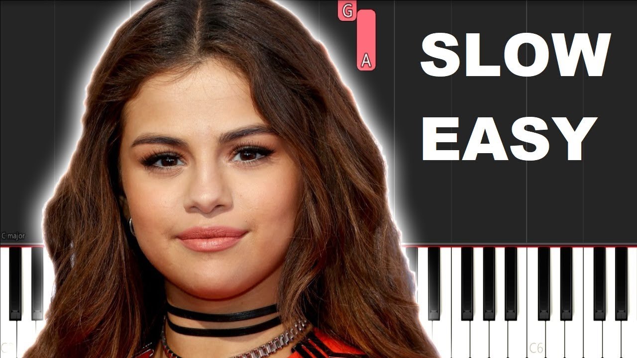 Selena Gomez - Lose You To Love Me (SLOW EASY PIANO TUTORIAL)