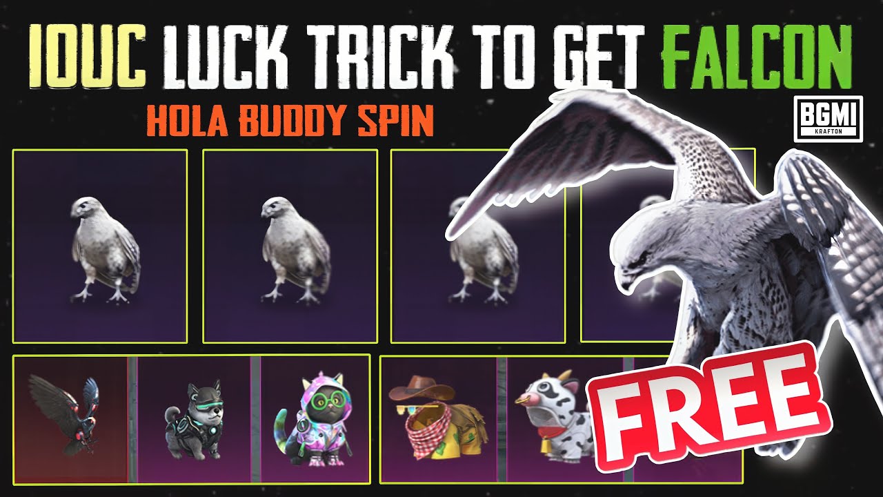 😍 10UC LUCK HOLA BUDDY SPIN TRICK IN BGMI | BGMI NEW EVENT TODAY | BGM NEW COMPANION CRATE OPENING