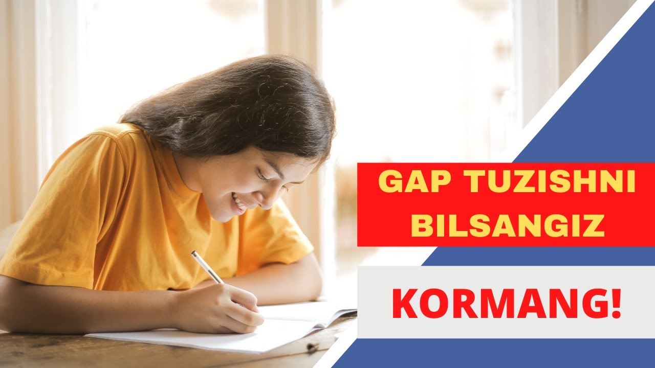 'Beginner'larga TO'GRI GAP tuzish strukturasi | 3- DARS