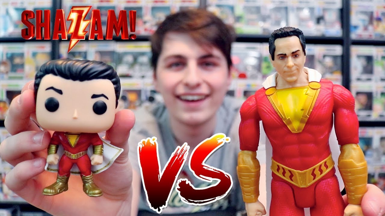 Shazam - Action Figures VS Funko Pops!