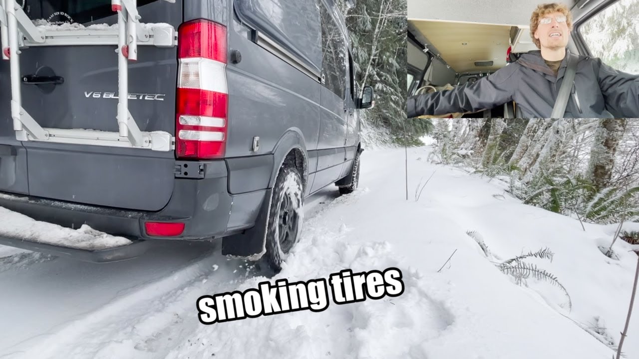 4x4 Sprinter Camper SNOW TEST