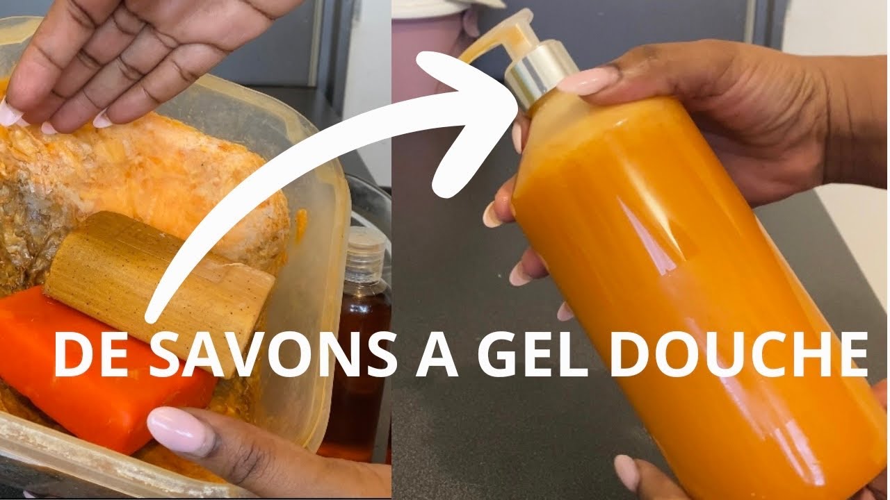 JE TRANSFORME MES SAVONS EN GEL DOUCHE ÉCLAIRCISSANTE HYDRATANTE