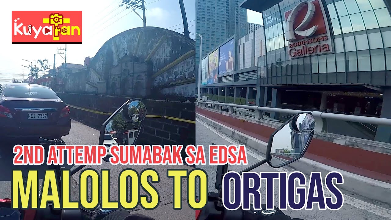 2nd Attempt lumuwas ng Manila ng nakamotor | Malolos to Ortigas Motorcycle ride | #kuyatan