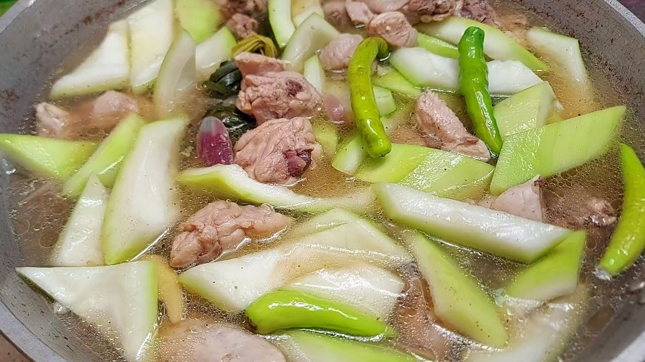 Sinabawang Manok na may Upo | Super sarap higupin ng sabaw