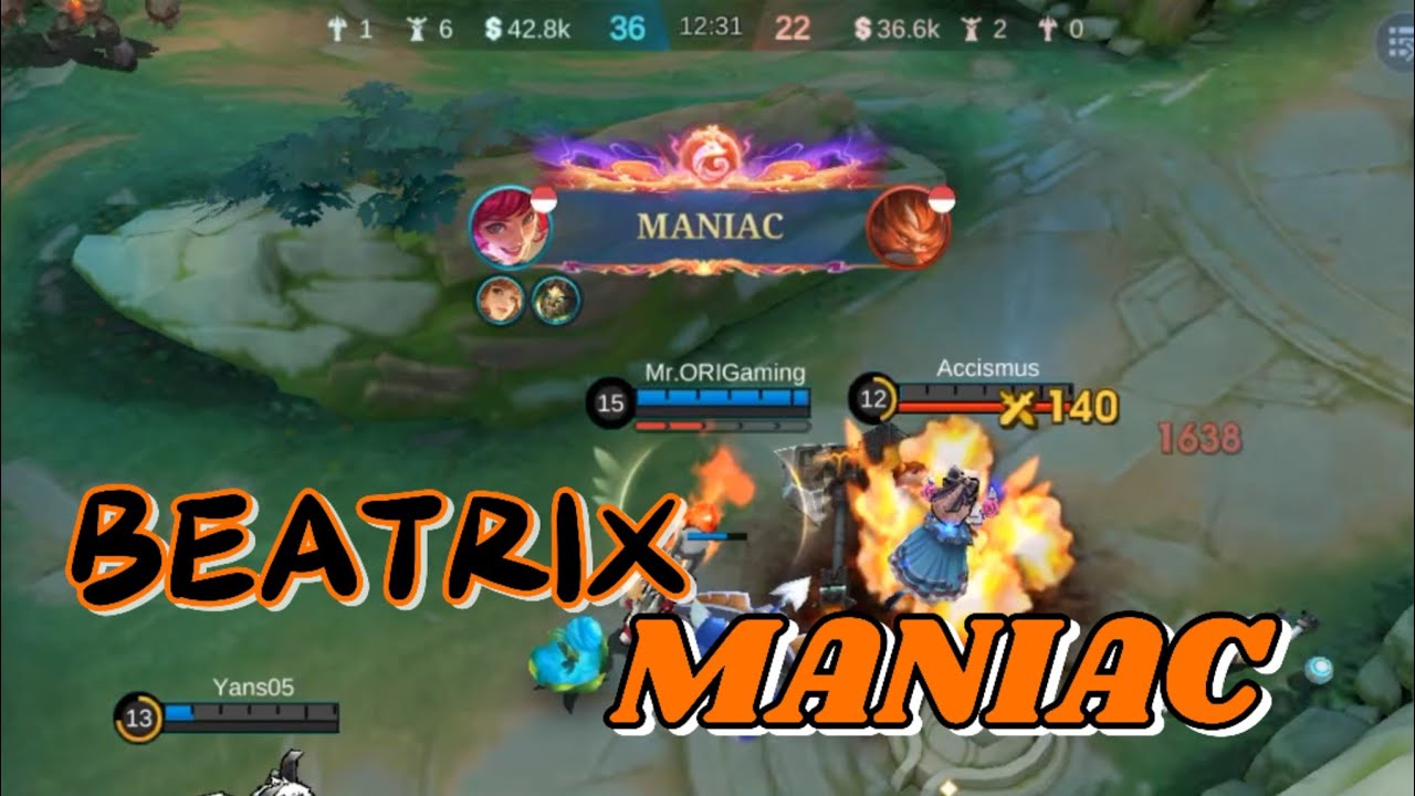 BEATRIX MLBB MANIAC IN NEW SEASON