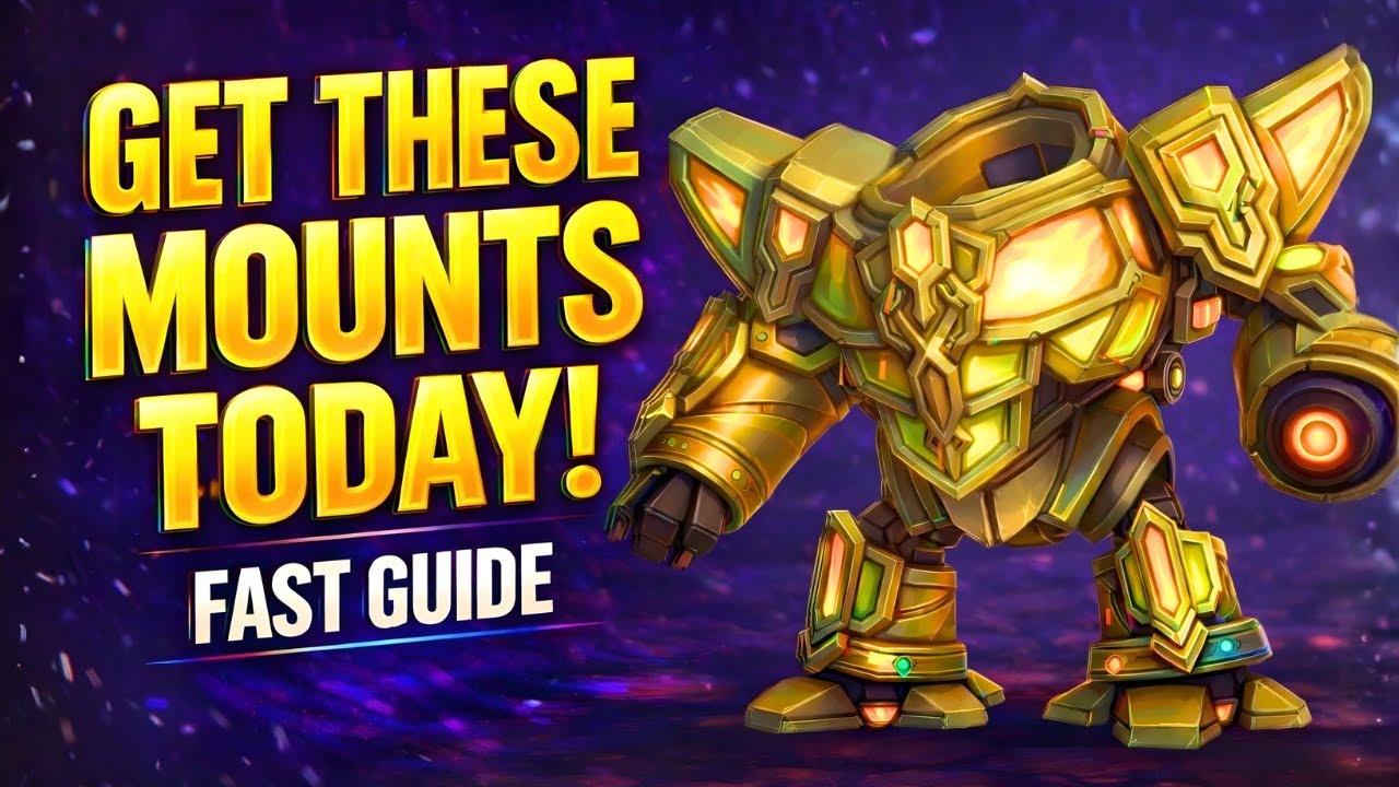 Get 2 New Time-Limited Mounts NOW! Light-Forged Mechsuit Mount Guide | WoW Midnight Pre-Patch Guide