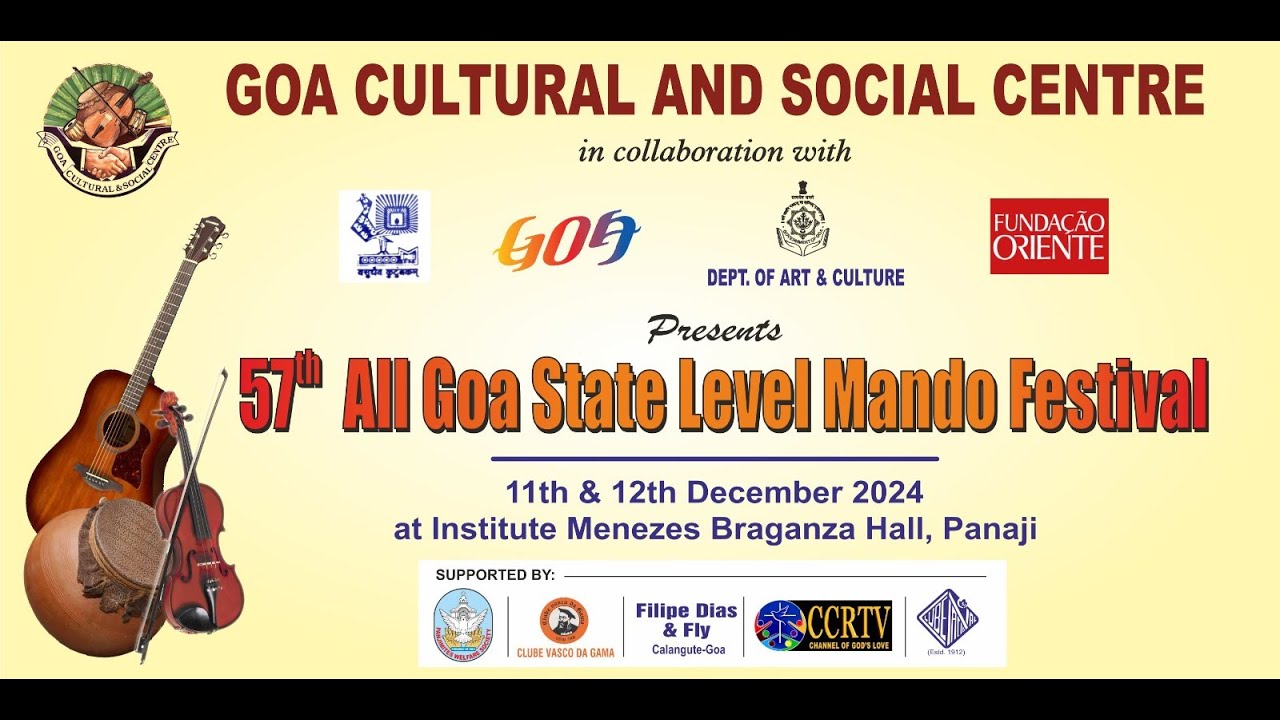 (Day 2) 57th All Goa Mando Festival by Goa Cultural & Social Centre, Panjim on 12th Dec 2024
