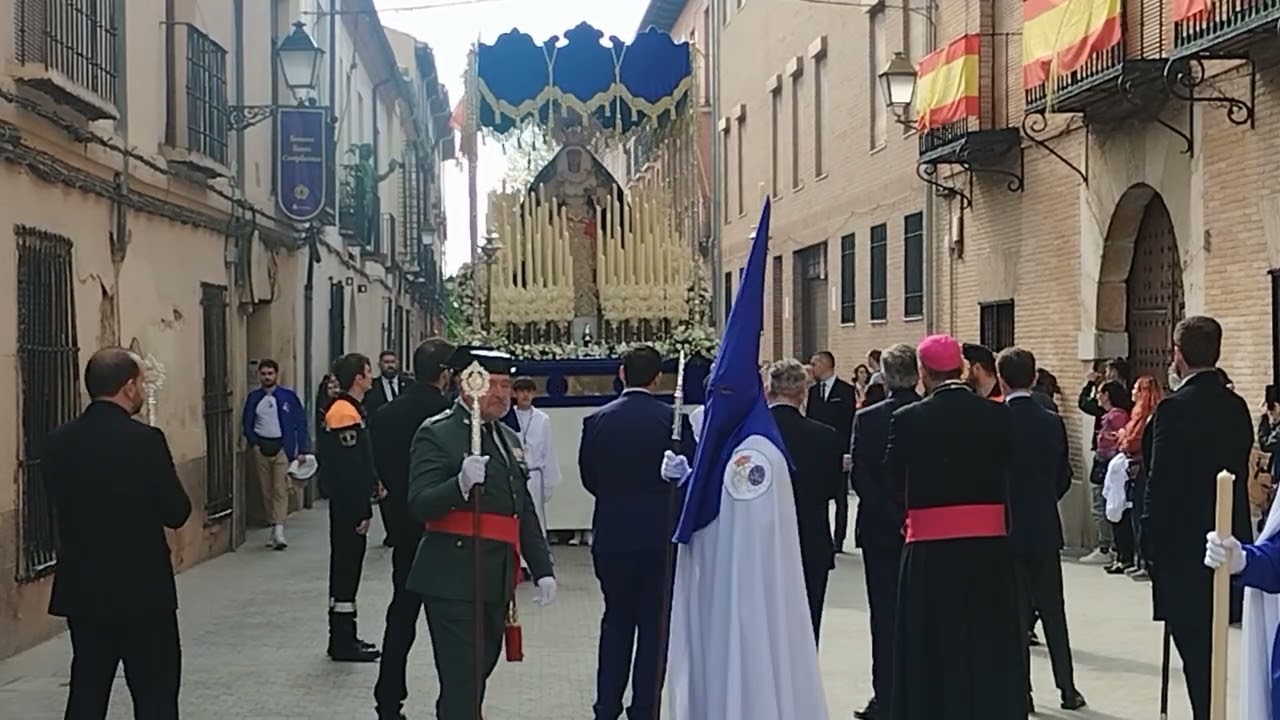 VIRGEN DE LA PAZ COFRADÍA DESPOJADO ALCALÁ DE HENARES DOMINGO DE RAMOS 13 DE ABRIL DE 2025
