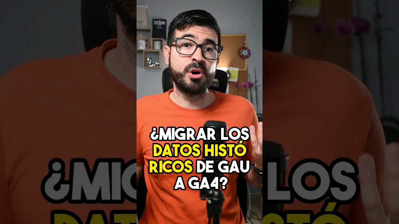 😨 &iquest;Migrar datos hist&oacute;ricos de GA Universal a GA4? #shorts