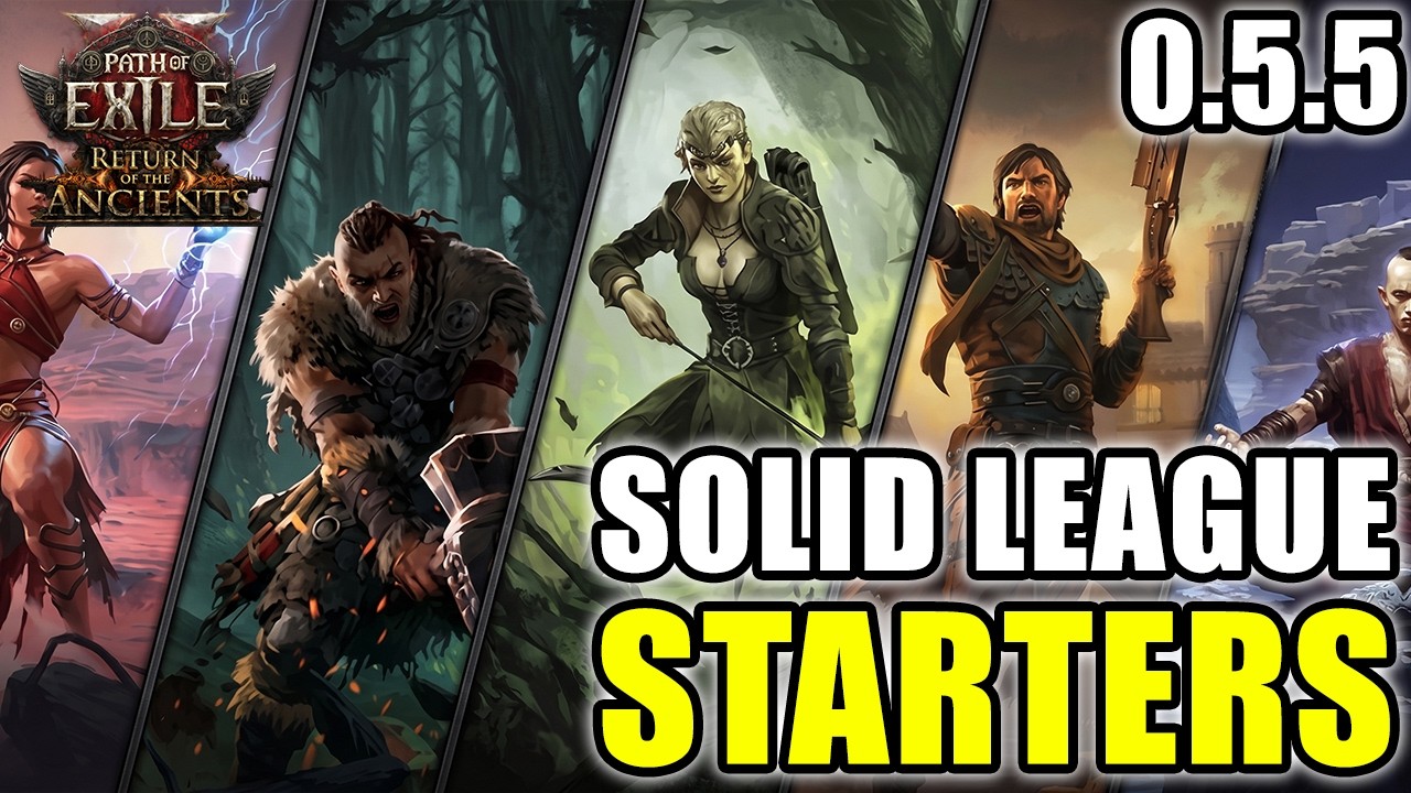 5 Solid League Starters for 0.5.5 (Mercenary, Monk & More) Path of Exile 2