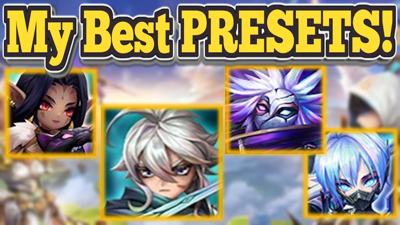 My Absolute Best Presets for WGW & Siege! - Summoners War