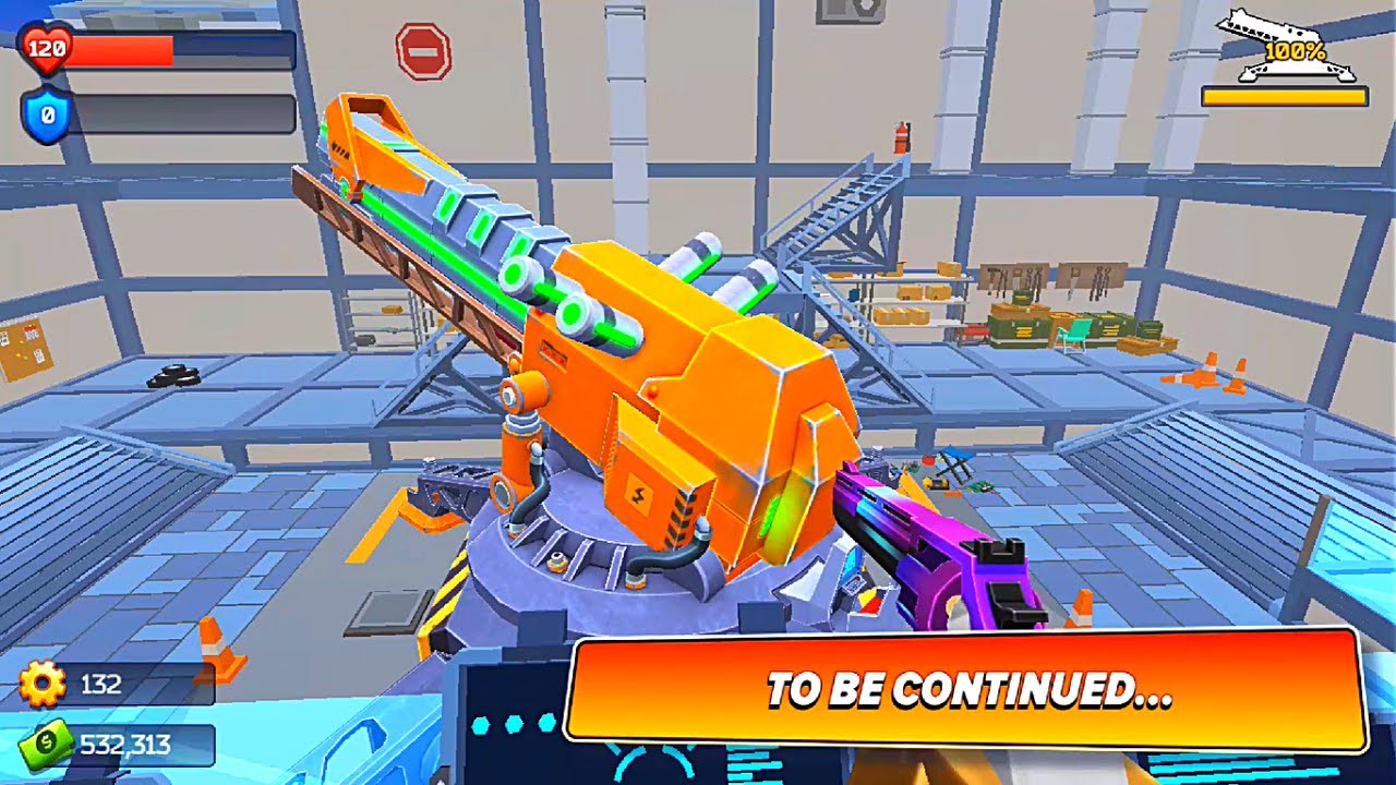 Pixel Combat: Zombie Strike gameplay walkthrough hangar max level upgrade, to be continued Lomelvo