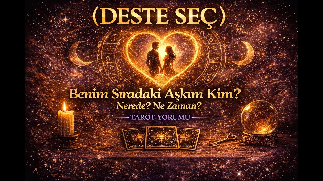 (Deste Seç) Benim Sıradaki Aşkım Kim?  Nerede?  Ne Zaman?  Tarot Yorumu