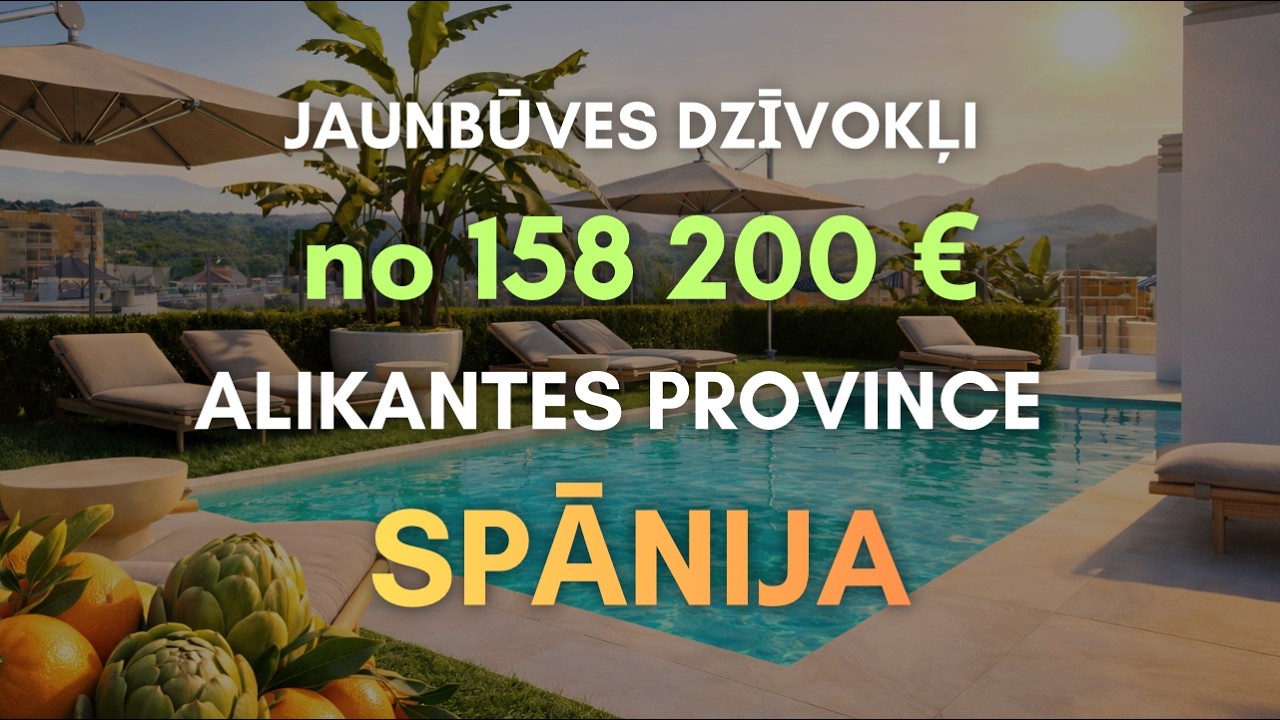 Jaunbūves dzīvokļi Spānijā no 158 tūkst - netālu no Alikantes lidostas