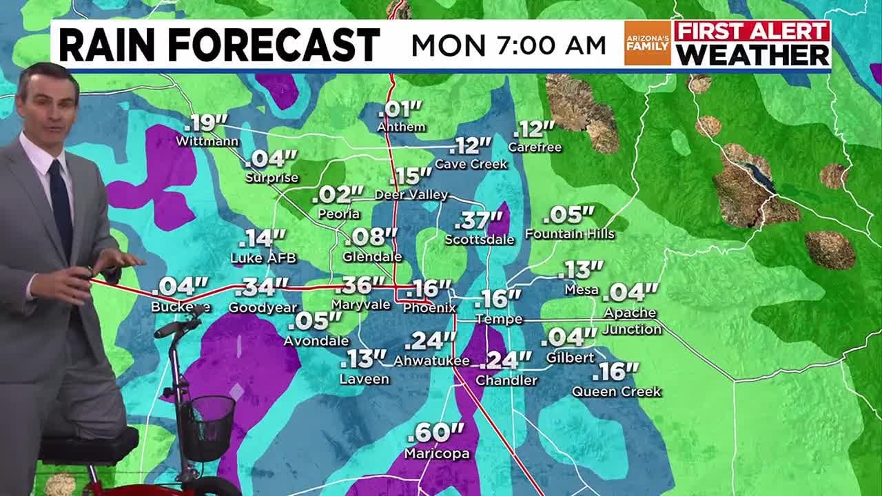 First Alert Weather Day for rain, storm chances in Phoenix area