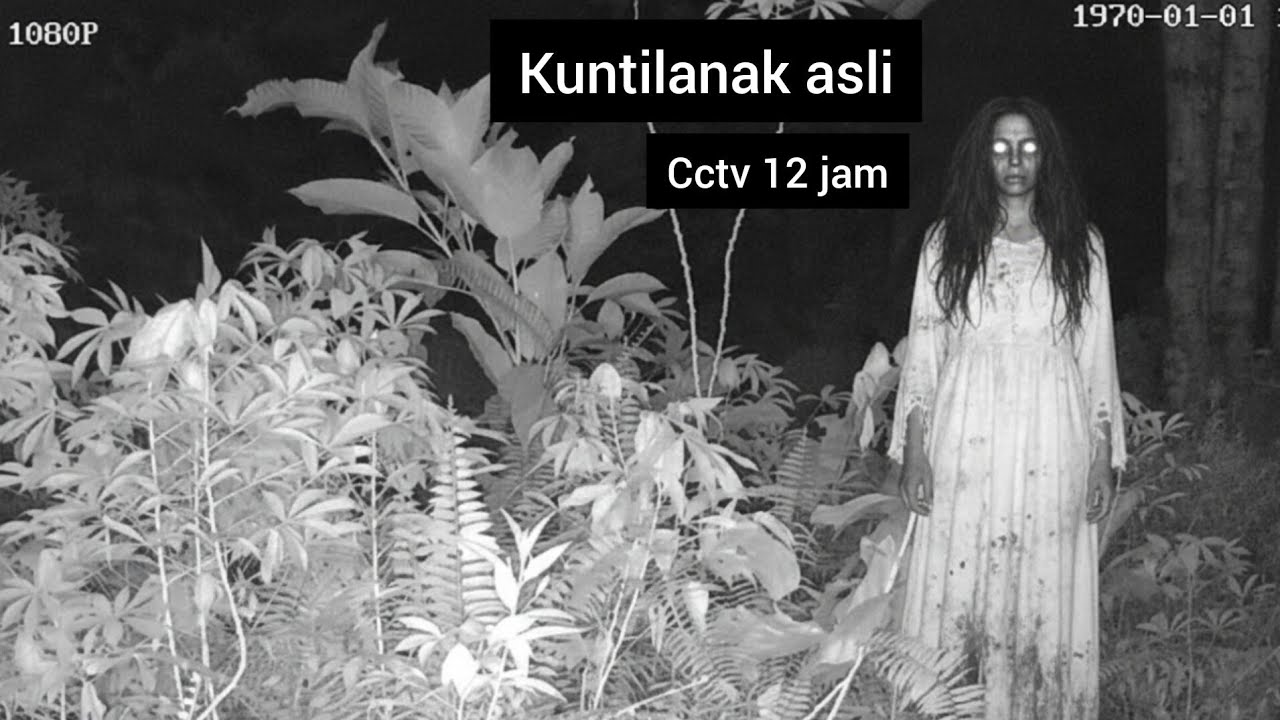 Eksperimen cctv 12 jam akhirnya ke tangkap cctv kuntilanak asli || cctv horor