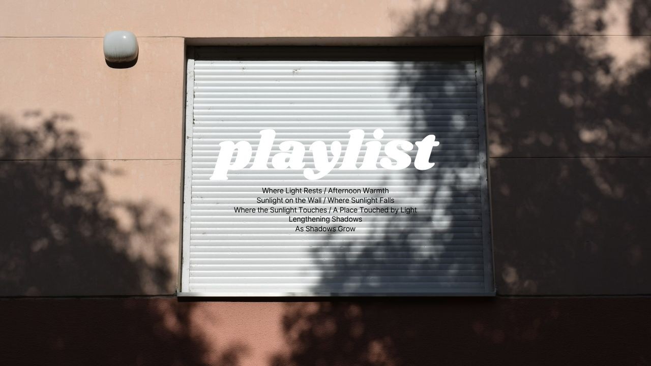 playlist 🎧 빛과 그림자의 오후🎹밝지만 차분한 뉴에이지 피아노 | Cozy Tune · Relaxing Piano