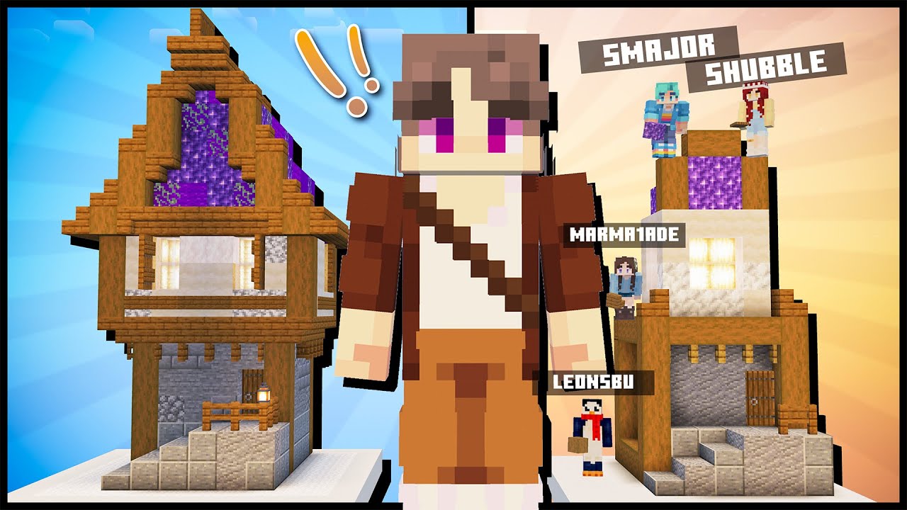 Minecraft Build It! w/ Smajor, Shubble, LeonSBU & Marma1ade!