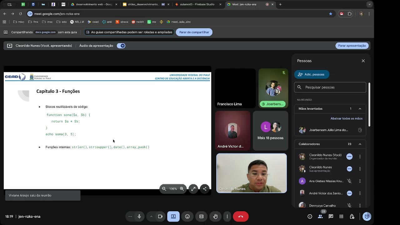 Aula Síncrona - Módulo 3 Desenvolvimento para WEB