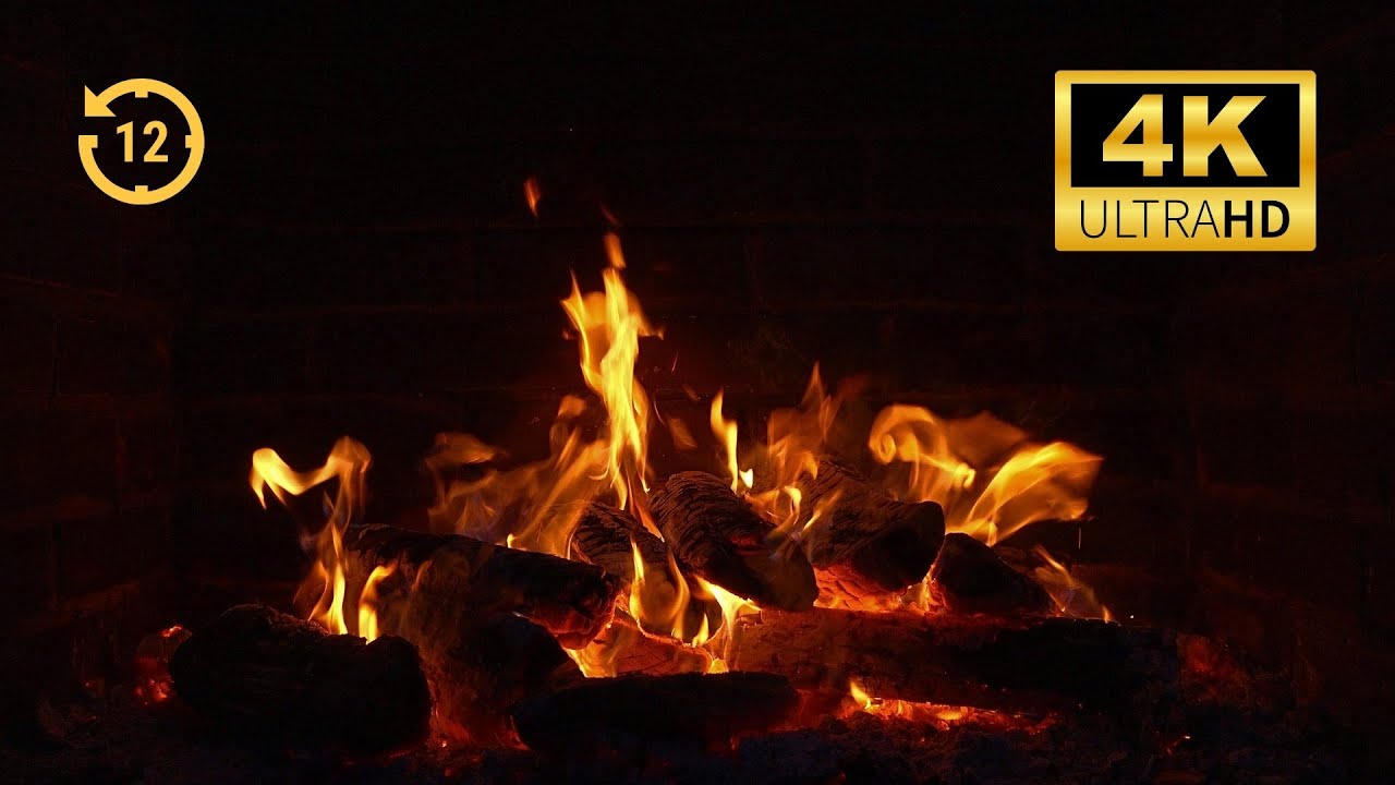 🔥 The Most Realistic Fireplace with Christmas Atmosphere with Crackling Fire for Emotional Rest