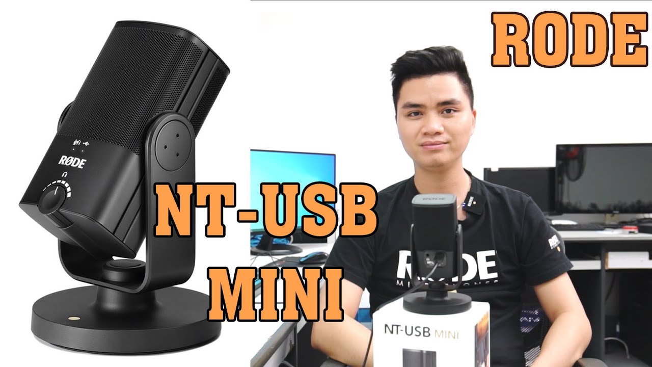 Micro thu âm RODE NT-USB Mini làm clip podcast, radio, ASMR