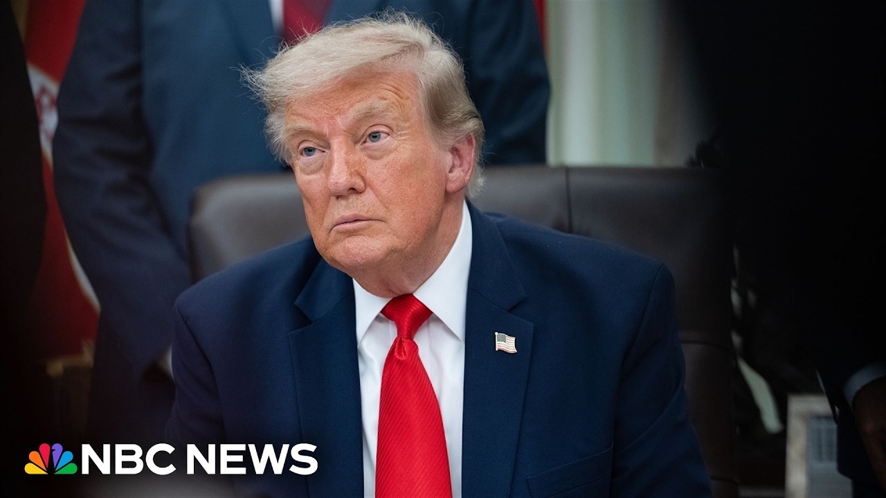 LIVE: Trump announces initiative for veterans to become commercial truck drivers | NBC News