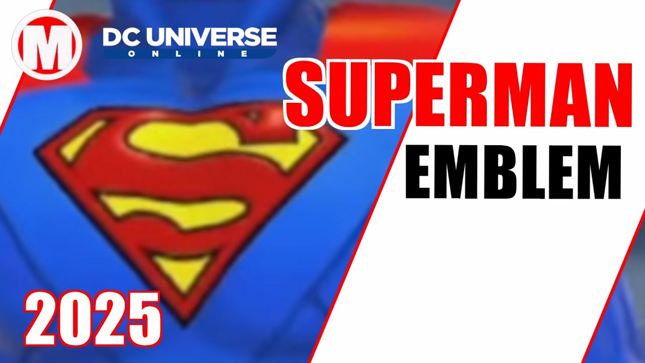 Эмблема Супермена DCUO 2025