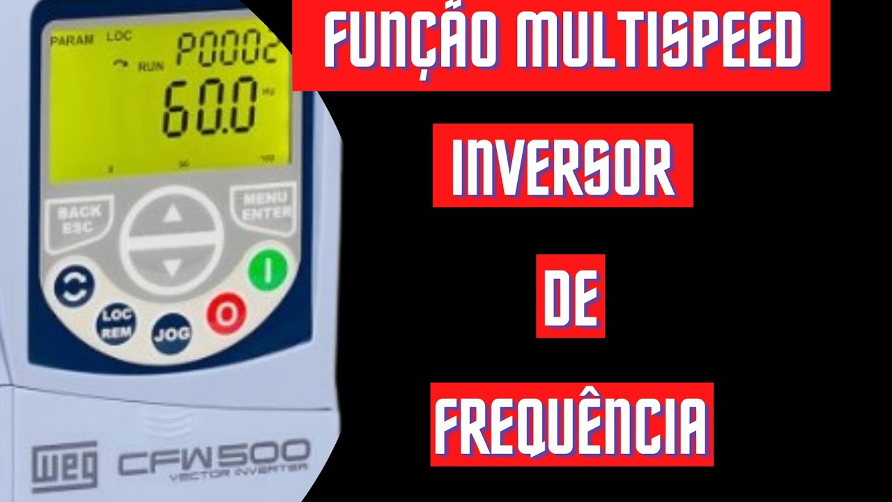 FUNÇÃO MULTISPEED INVERSOR DE FREQUÊNCIA 