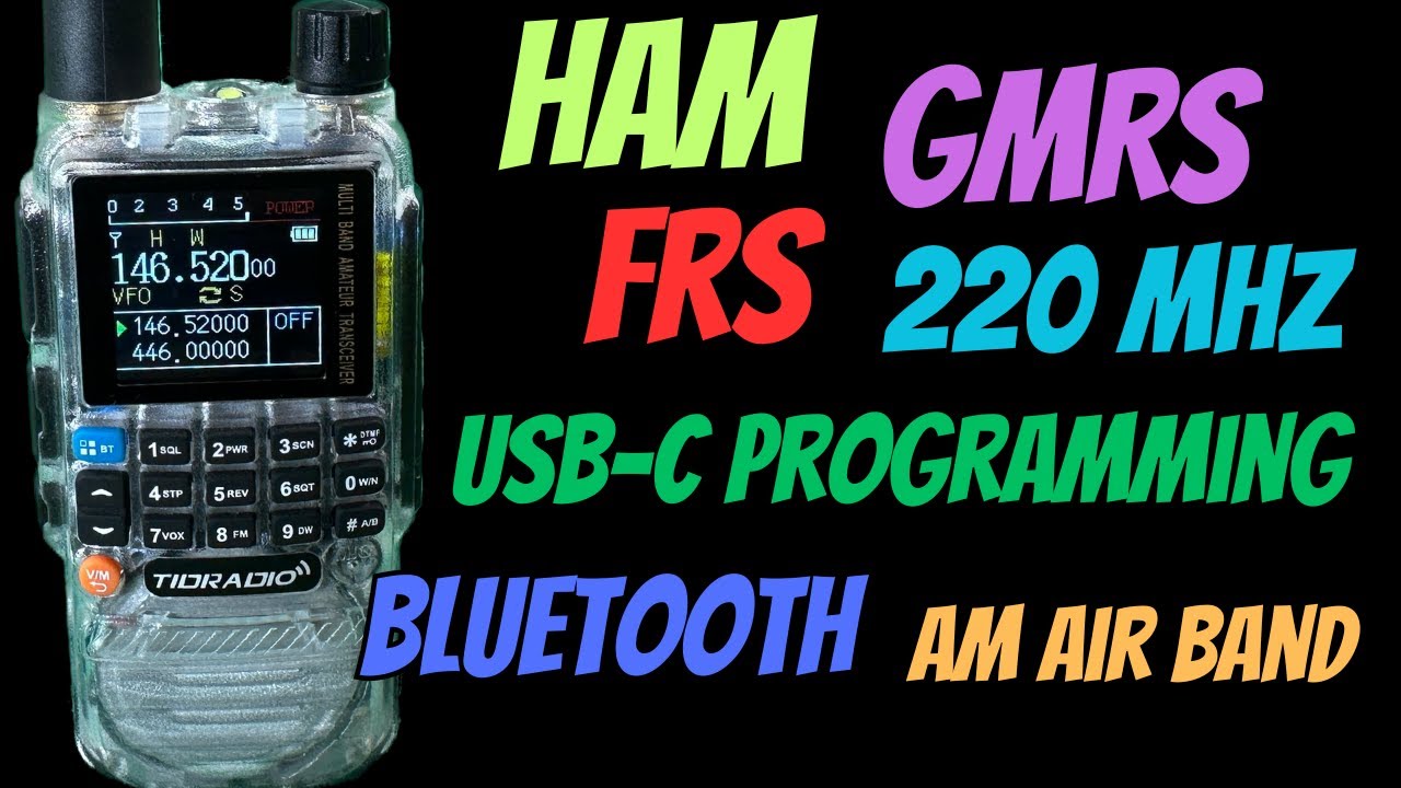 Новый TidRadio TD-H3 имеет так много функций!