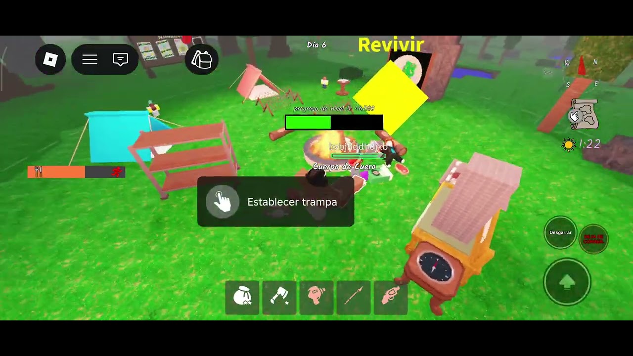 Sobreviviendo a 99 noches en el bosque 🫰(llegué a 229 días)💕 Roblox 