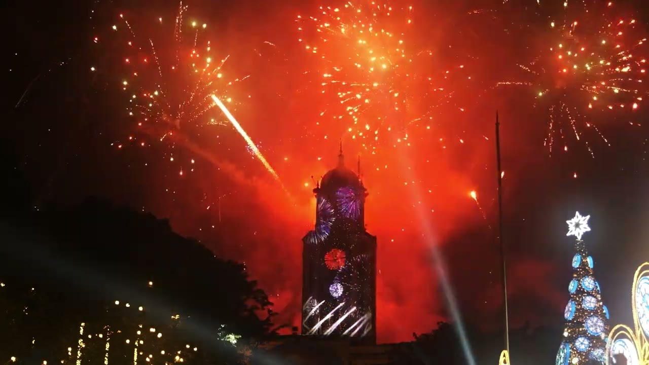 Manila City Hall Clock Tower New Year 2025 Countdown 🎉