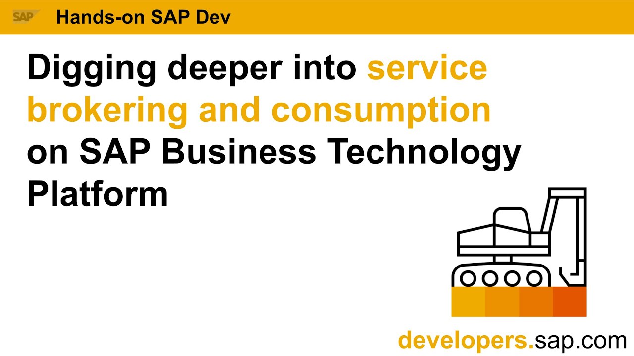 Digging deeper into service brokering and consumption on SAP Business Technology Platform