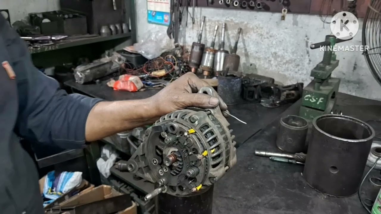 Bs6 Tata interior ALTERNATOR REPAIR