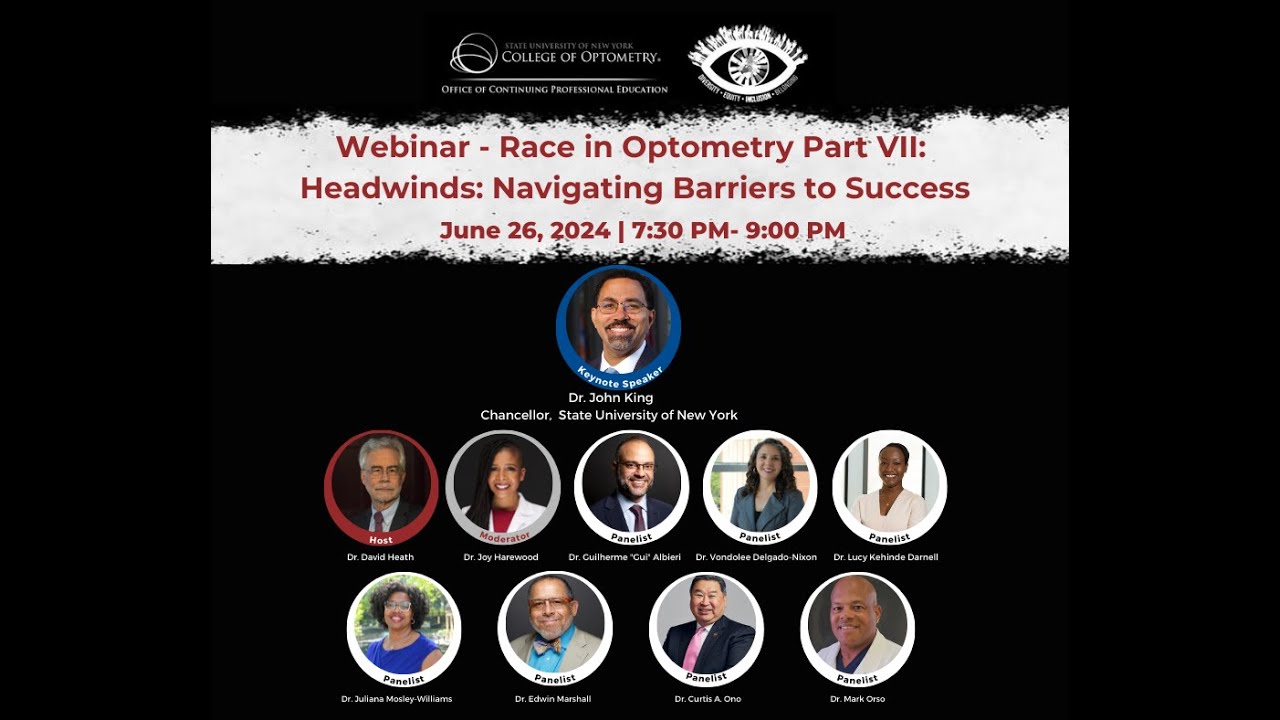 Race in Optometry Part VII- Headwinds: Navigation Barriers to Success