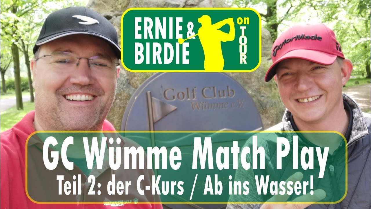 Ab ins Wasser | Ernie & Birdie auf dem Wümme C-Kurs | 9 Loch Kurs Vlog