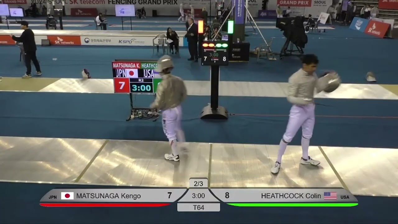 Seoul Grand Prix 2024 SMS - L64 - Matsunaga Kengo JPN v Colin Heathcock USA