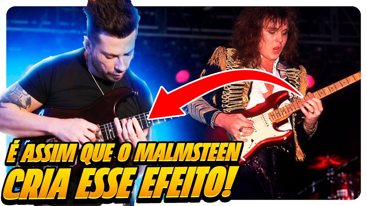 A Técnica de Arpejos de Yngwie Malmsteen Desvendada na Guitarra