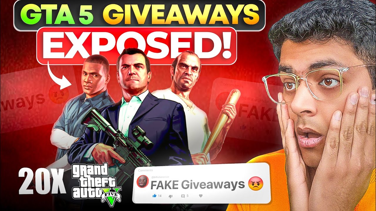 Are GTA 5 Giveaways FAKE? 🤬 Reality Exposed of 20 GTA 5 Giveaway Every Month 😱