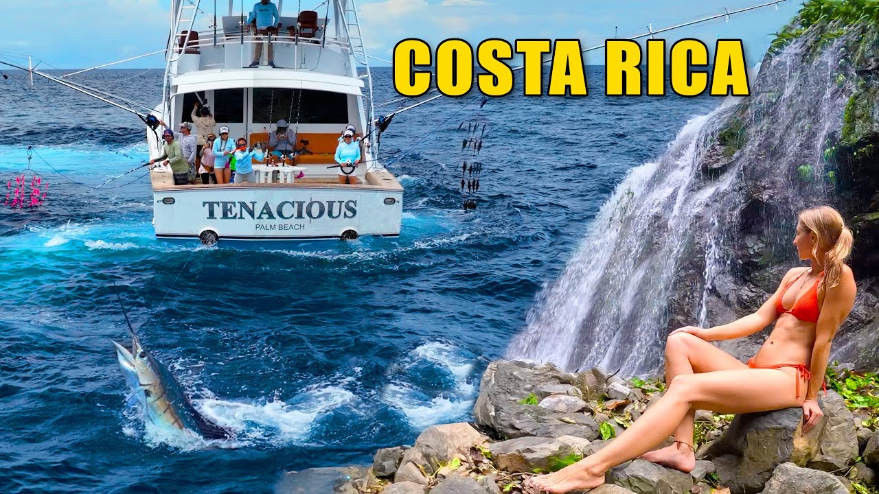 Fishing Worlds Largest Ladies Tournament (Pescadora) & Exploring Waterfalls in Costa Rica!