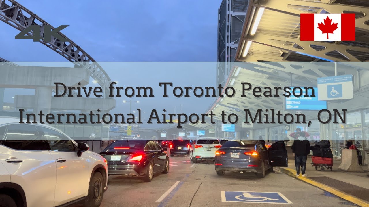Drive from Toronto Pearson International Airport to Milton, Ontario