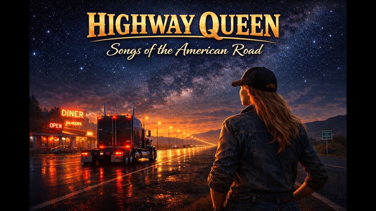 Truck Driver Country Music 🚛Highway Queen-American Highway Driving Songs