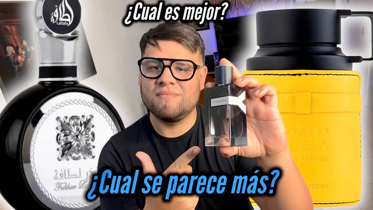 Fakhar Black Lattafa vs. Odyssey Mega Armaf ¿Cual se parece mas a Y eau de parfum de YSL?