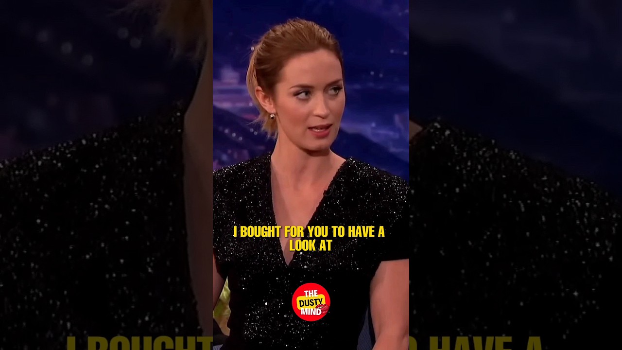 Emily Blunt oszukała Conana kapeluszem Johna Krasinskiego 🤠🤣 #szorty