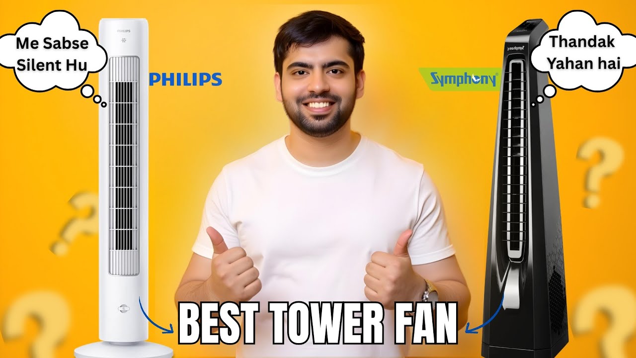 Philips 5000 Series vs Symphony Surround-B | Ultimate Tower Fan Comparison [Live Demo]