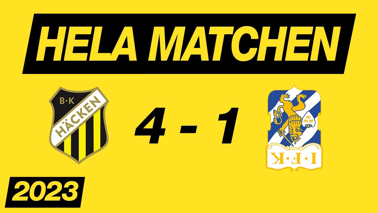 BK Häcken - IFK Göteborg (4-1) Hela matchen | Allsvenskan 2023